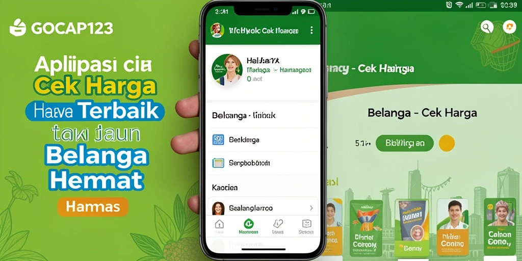 Antarmuka GOCAP123 menampilkan daftar harga produk secara jelas dan ringkas.