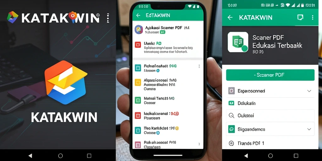 Antarmuka KATAKWIN yang user-friendly untuk Scanner PDF.