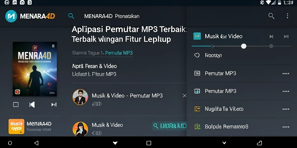 Tampilan antarmuka aplikasi MENARA4D yang modern dan fungsional.