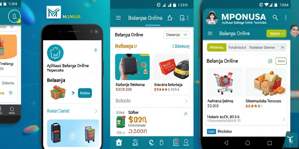 Antarmuka MPONUSA yang menarik untuk pengalaman Belanja Online.
