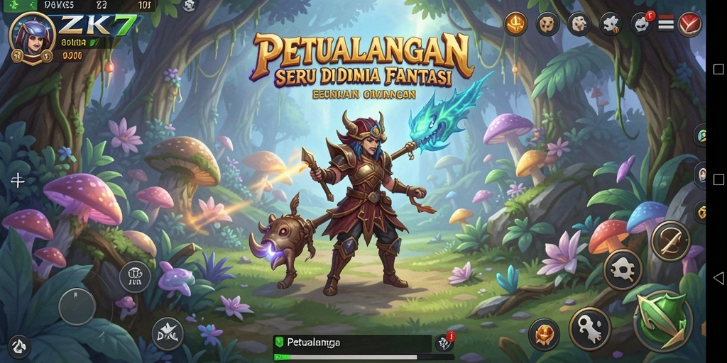 Tampilan antarmuka ZK7 yang menarik dan interaktif.